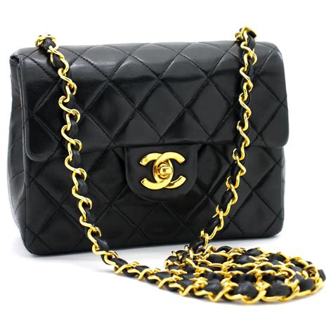 borsa chanel nera con farfalle|Chanel borse.